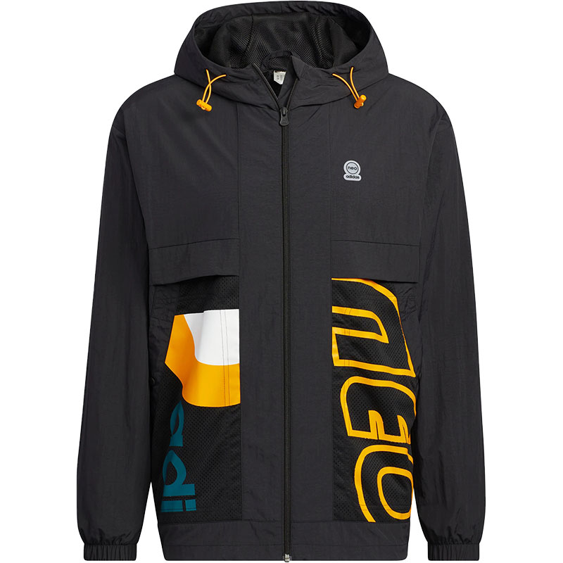 Adidas/阿迪达斯正品NEO夏季男子运动休闲连帽夹克外套HS8850 - 图3