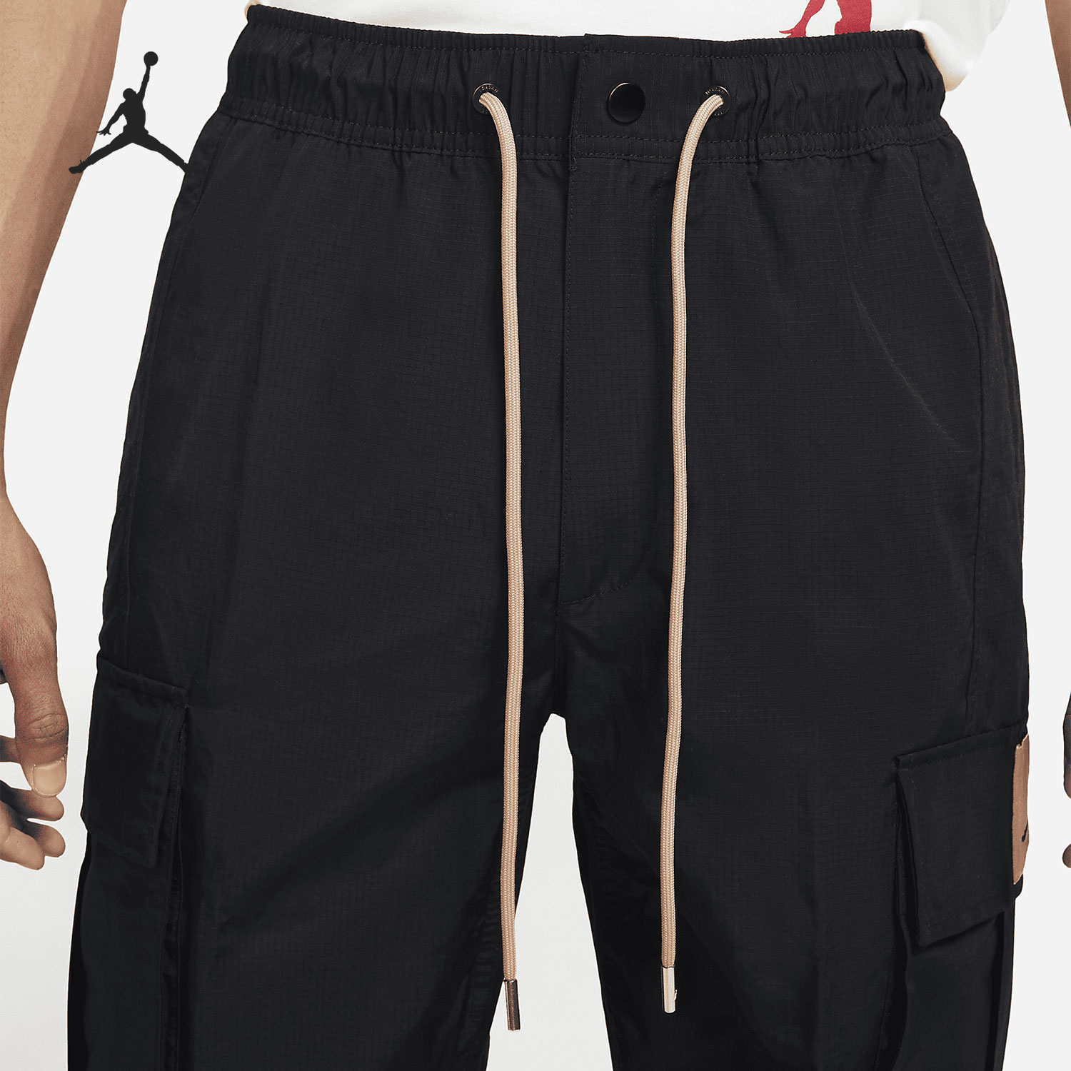 Nike/耐克正品男子柔软轻盈运动休闲收口工装长裤 DC7451-010 - 图1