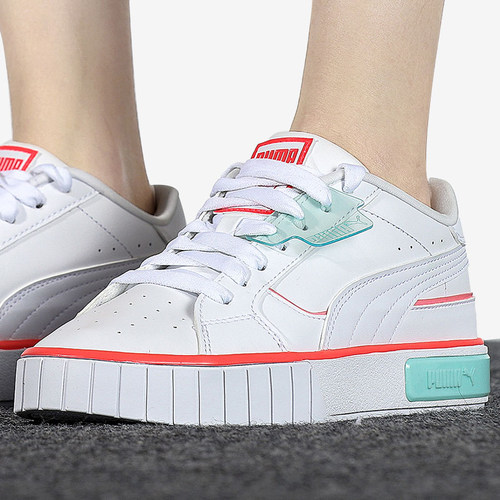 Puma/彪马官方正品新款女士拼接轻便透气厚底耐磨板鞋381609-01 - 图0