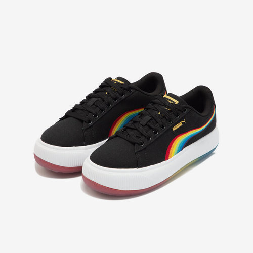 Puma/彪马正品Suede Mayu Prism女子时尚休闲板鞋387240-01 - 图0