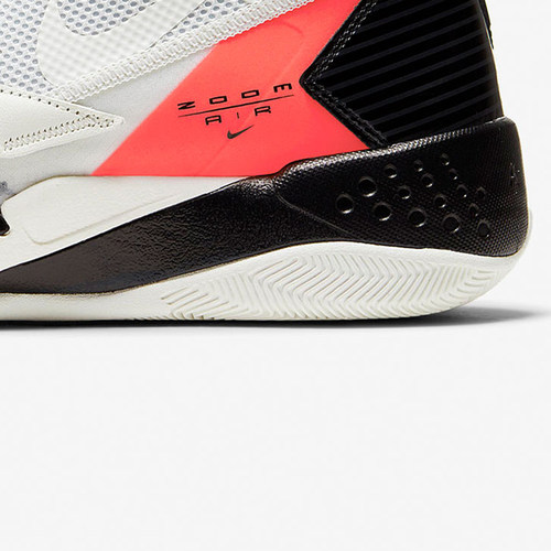 Nike/耐克正品JORDAN男女同款气垫缓震运动中帮篮球鞋CK9183-100 - 图1