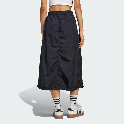 Adidas/阿迪达斯正品三叶草女士经典宽松梭织运动半身裙JD2581 - 图0