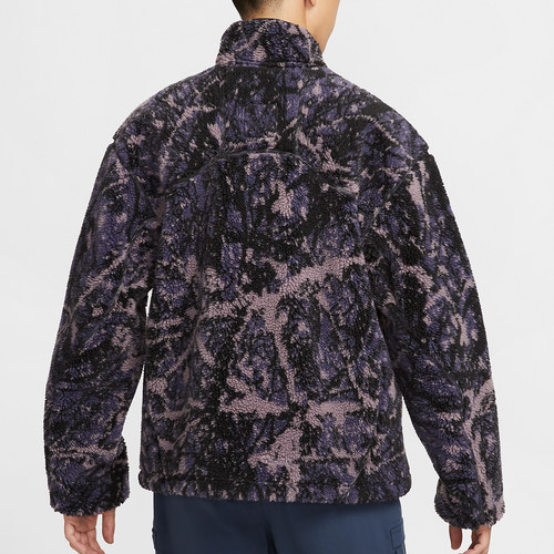 Nike/耐克官方正品当季款男士宽松保暖立领卫衣FZ8623-573 - 图0
