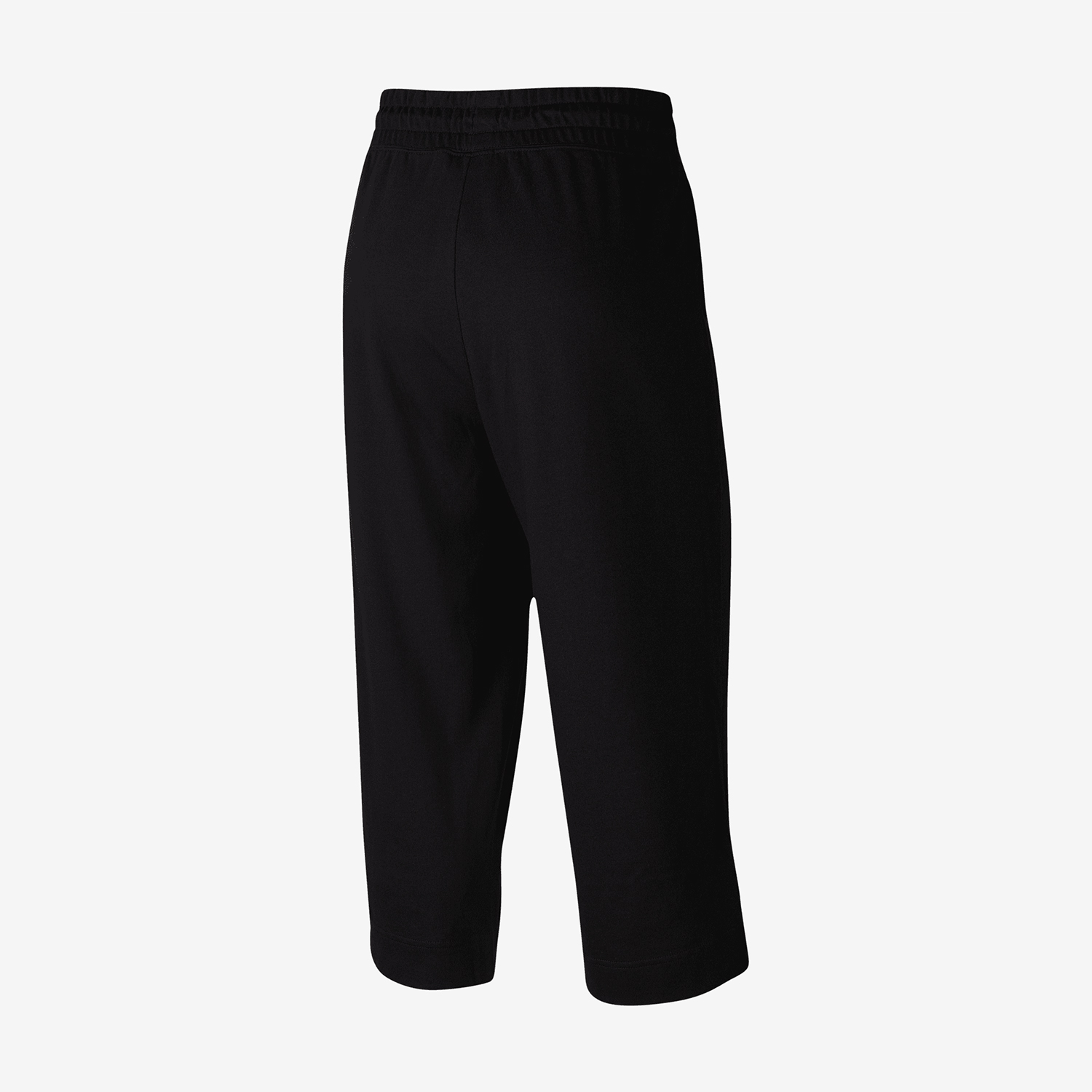 Nike/耐克正品2025女士日常松紧腰直筒运动七分中长裤CJ3749-010 - 图1