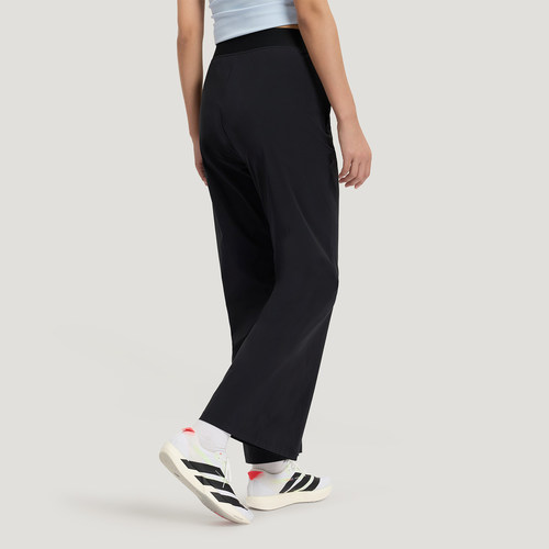 Adidas/阿迪达斯官方正品夏季女士时尚休闲防晒高腰微喇裤KH2621 - 图0