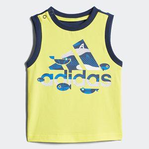 Adidas/阿迪达斯官方正品 IB F TANK SET 小童背心短裤套装DZ2413
