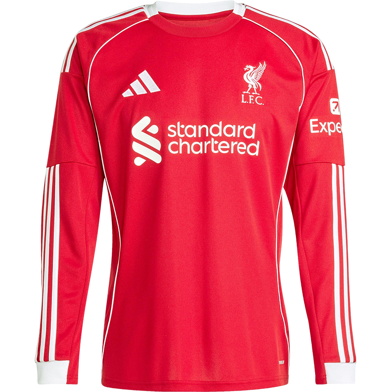 Adidas/阿迪达斯官方正品LIVERPOOL男士足球透气比赛长袖JV6456 - 图3