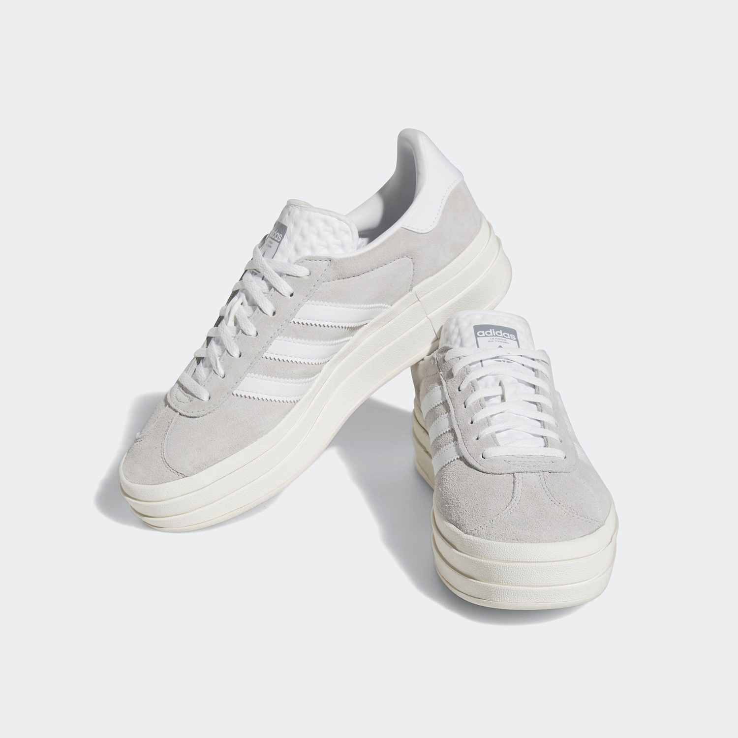 Adidas/阿迪达斯官方正品 GAZELLE 三叶草女子运动休闲鞋 HQ6893 - 图0