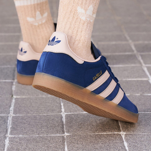 Adidas/阿迪达斯正品三叶草GAZELLE 男女经典运动板鞋IG6201 - 图1
