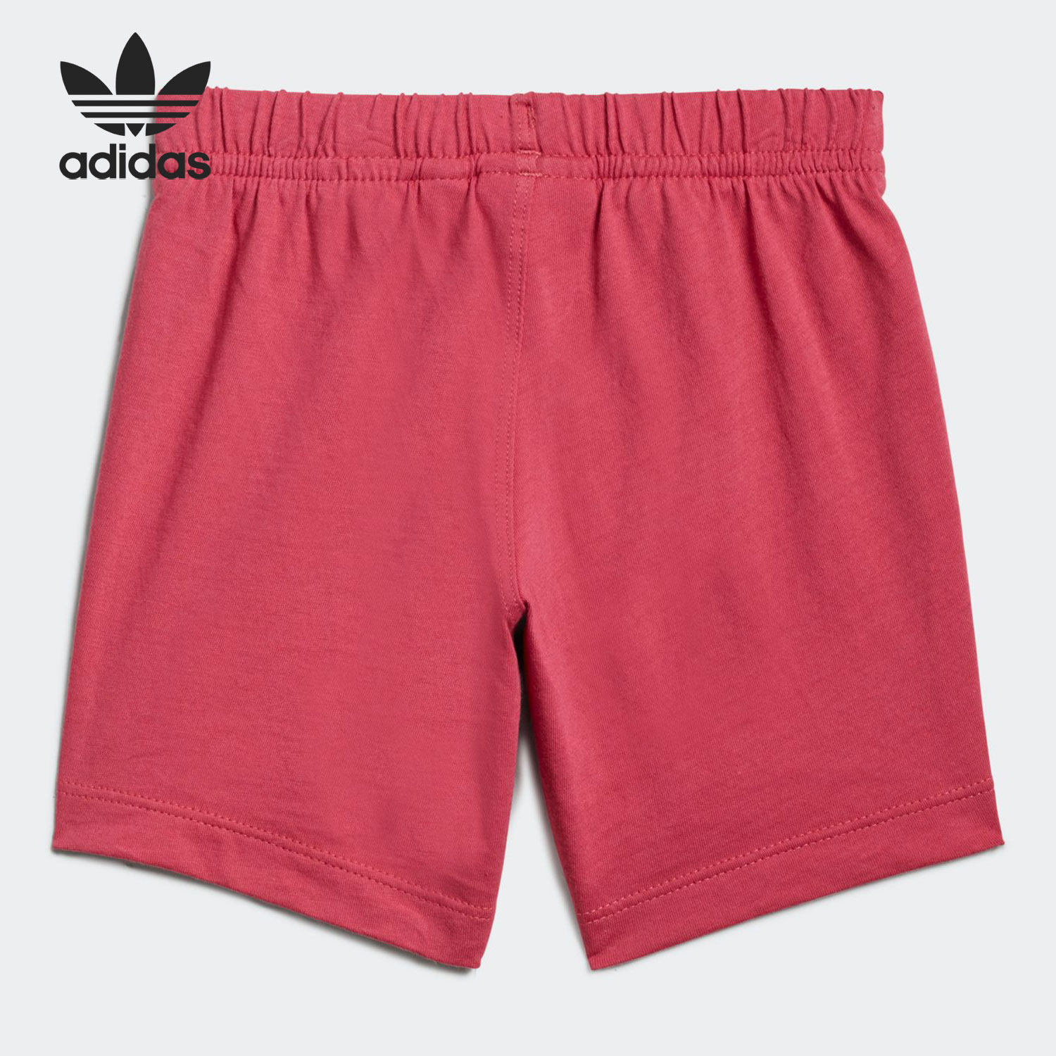 Adidas/阿迪达斯正品当季新款三叶草幼儿短袖印花运动套装 GN7415,淘宝优惠券,粉丝福利购,淘宝优惠卷