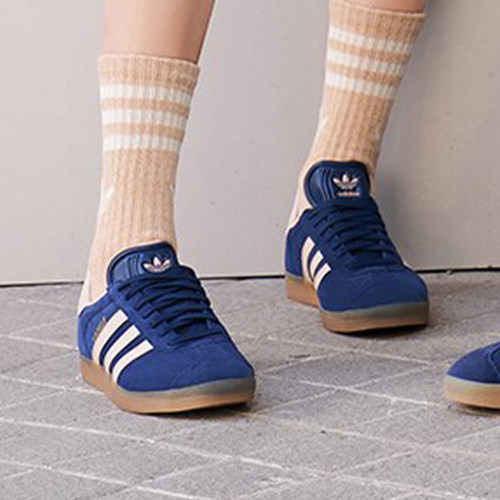 Adidas/阿迪达斯正品三叶草GAZELLE 男女经典运动板鞋IG6201 - 图0