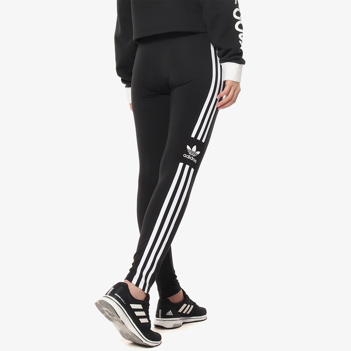 Adidas/阿迪达斯正品 TREFOIL TIGHT 女子健身运动紧身长裤DV2636 - 图1