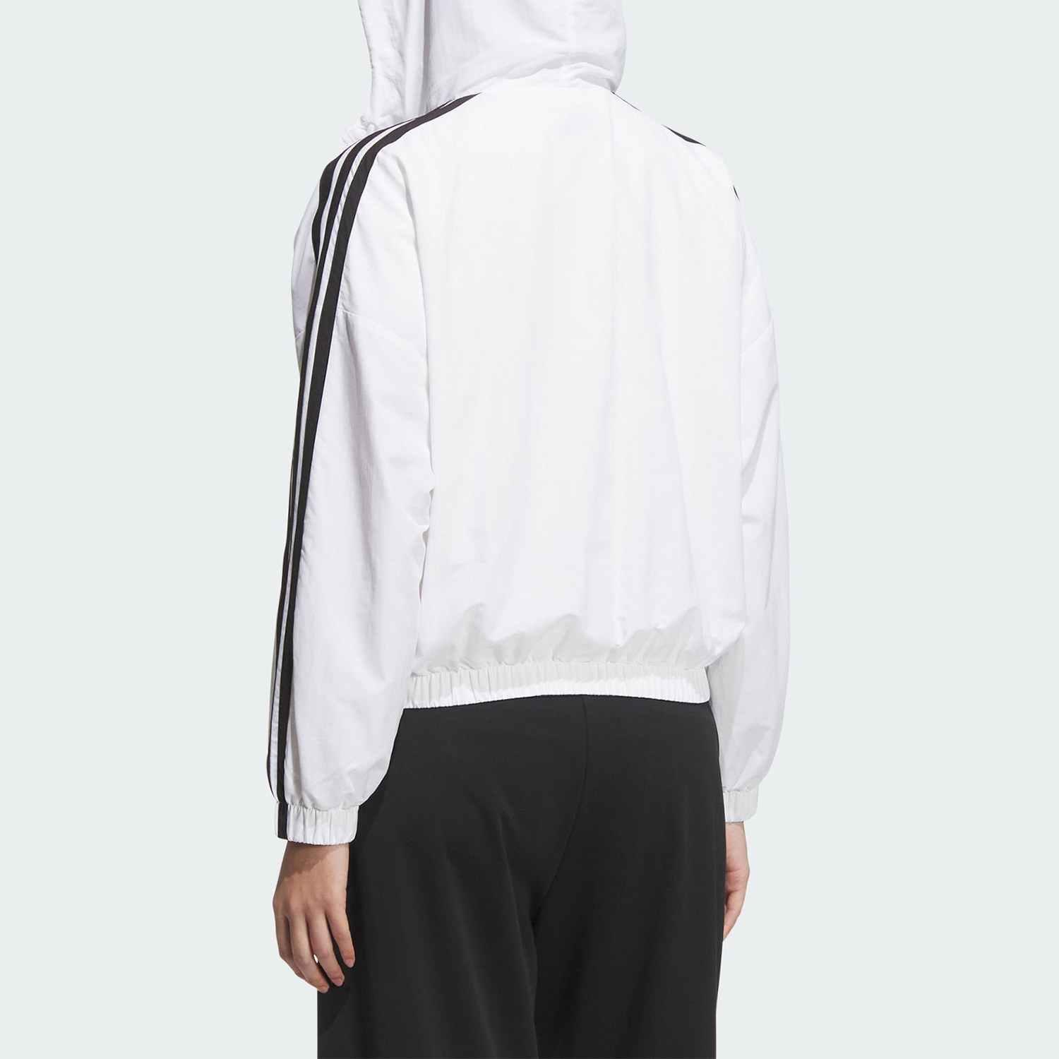 Adidas/阿迪达斯官方正品W 3S WV WB女士运动短款条纹外套JZ2161,淘宝优惠券,粉丝福利购,淘宝优惠卷