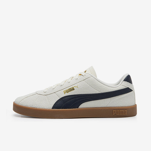 Puma/彪马正品Club2新款男女白黑色复古经典休闲板鞋397444-37 - 图0