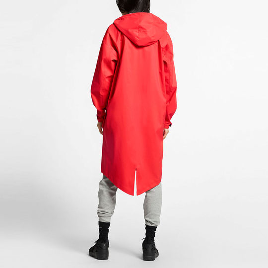 Nike/Nike genuine Lab Collection women's long comfortable hooded windbreaker jacket AV8282