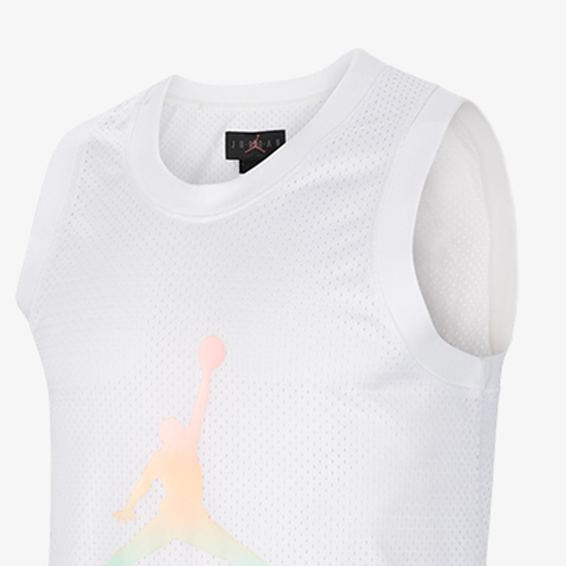 Nike/耐克官方正品JORDAN男子速干篮球透气运动背心DQ5867-100 - 图1