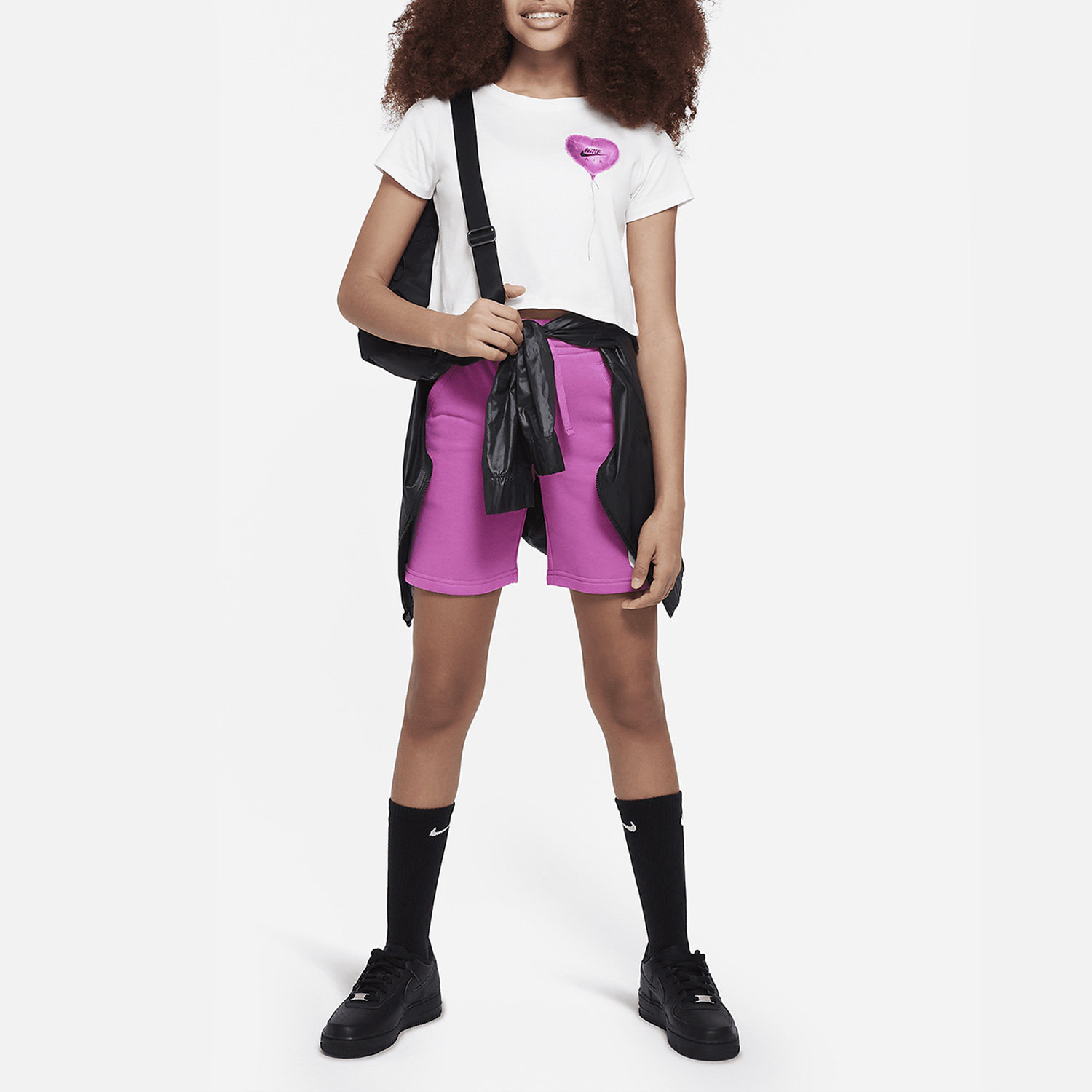 Nike/耐克正品夏季Sportswear大童短款运动短袖T恤FD0918-100,淘宝优惠券,粉丝福利购,淘宝优惠卷