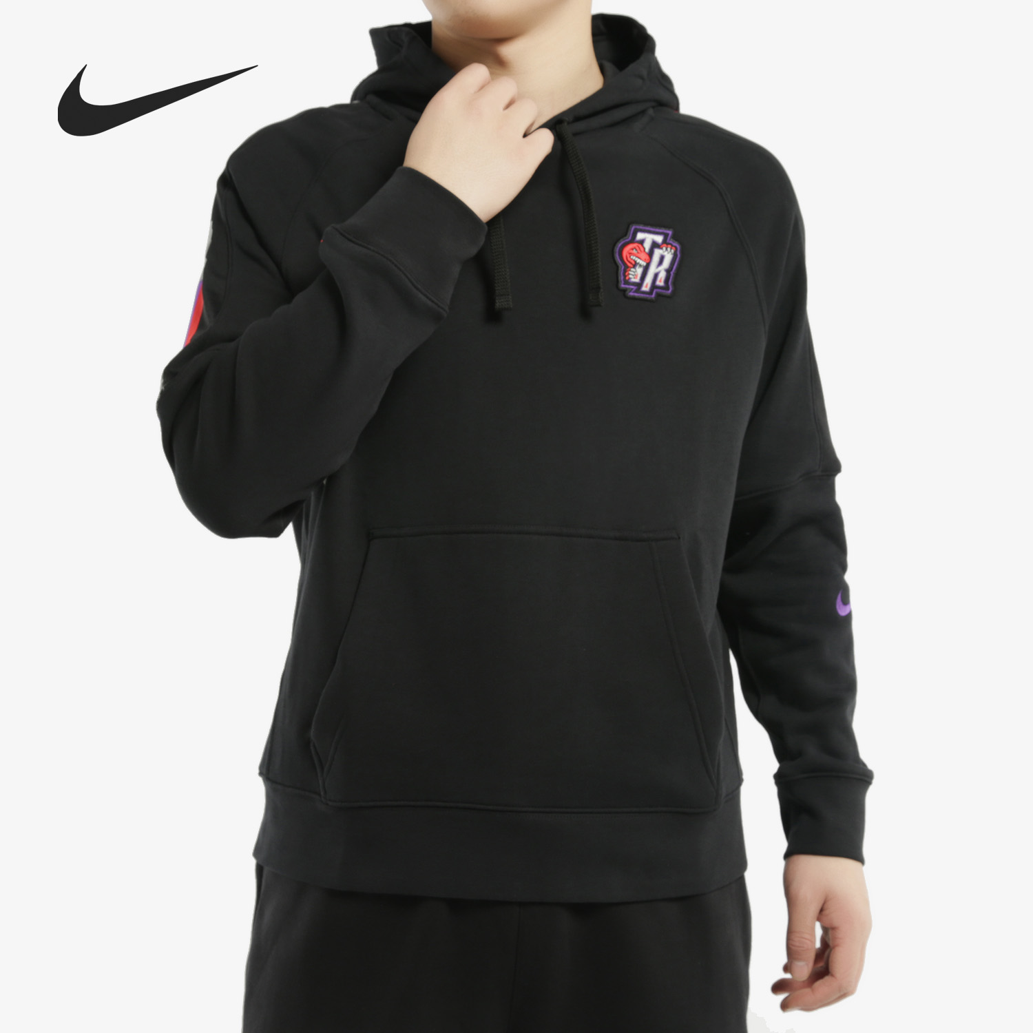 Nike/耐克正品多伦多猛龙队COURTSIDE NIKE NBA 男子连帽衫CI4501 - 图2