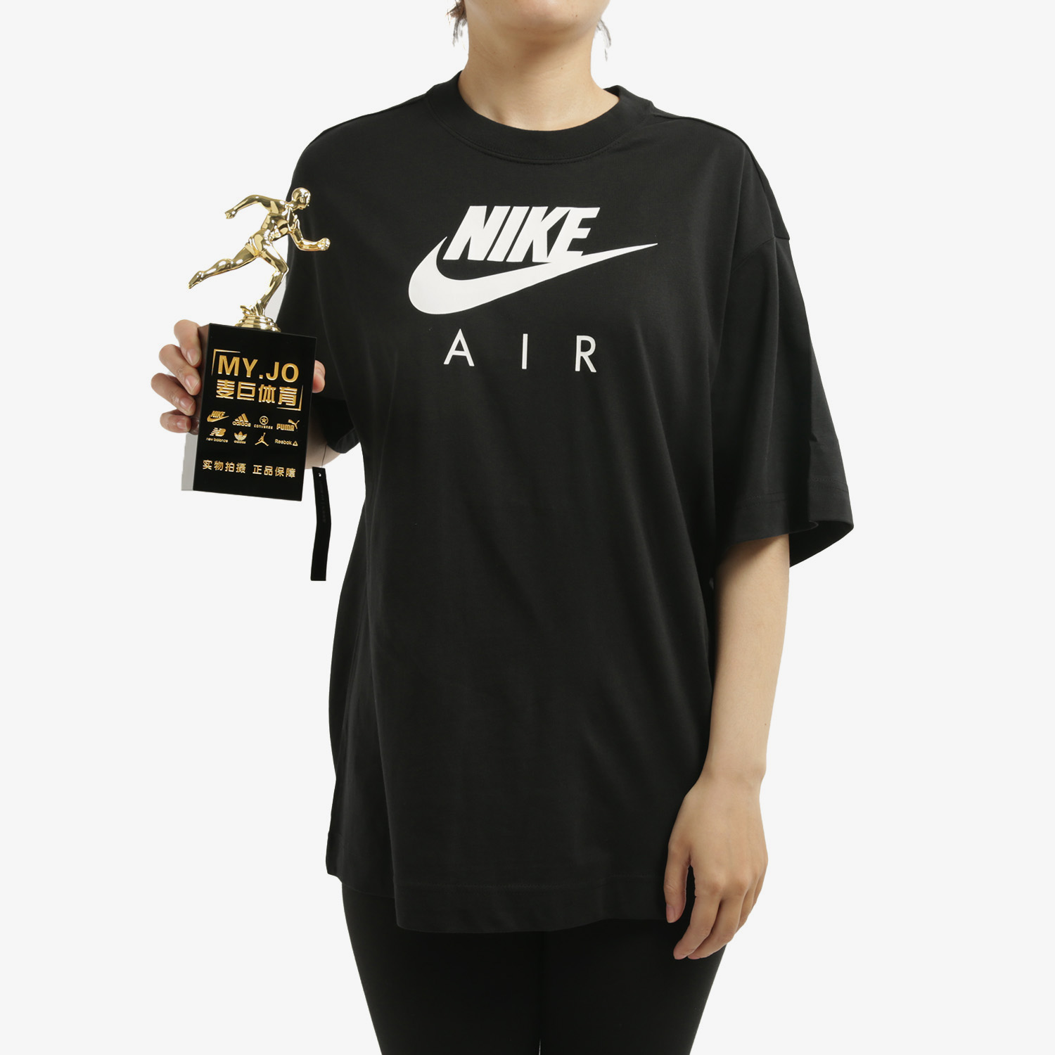 Nike/耐克正品2021春季新款品牌女子运动休闲短袖圆领T恤 CJ3106-图2