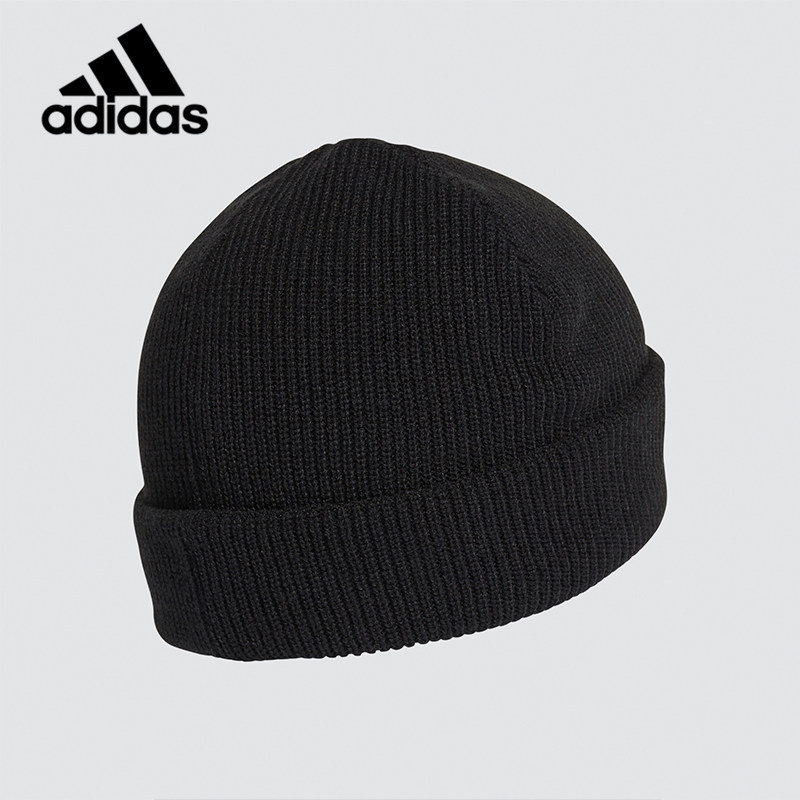 Adidas/阿迪达斯正品PERF WOOLIE 男女训练休闲运动针织帽 FS9033 - 图0