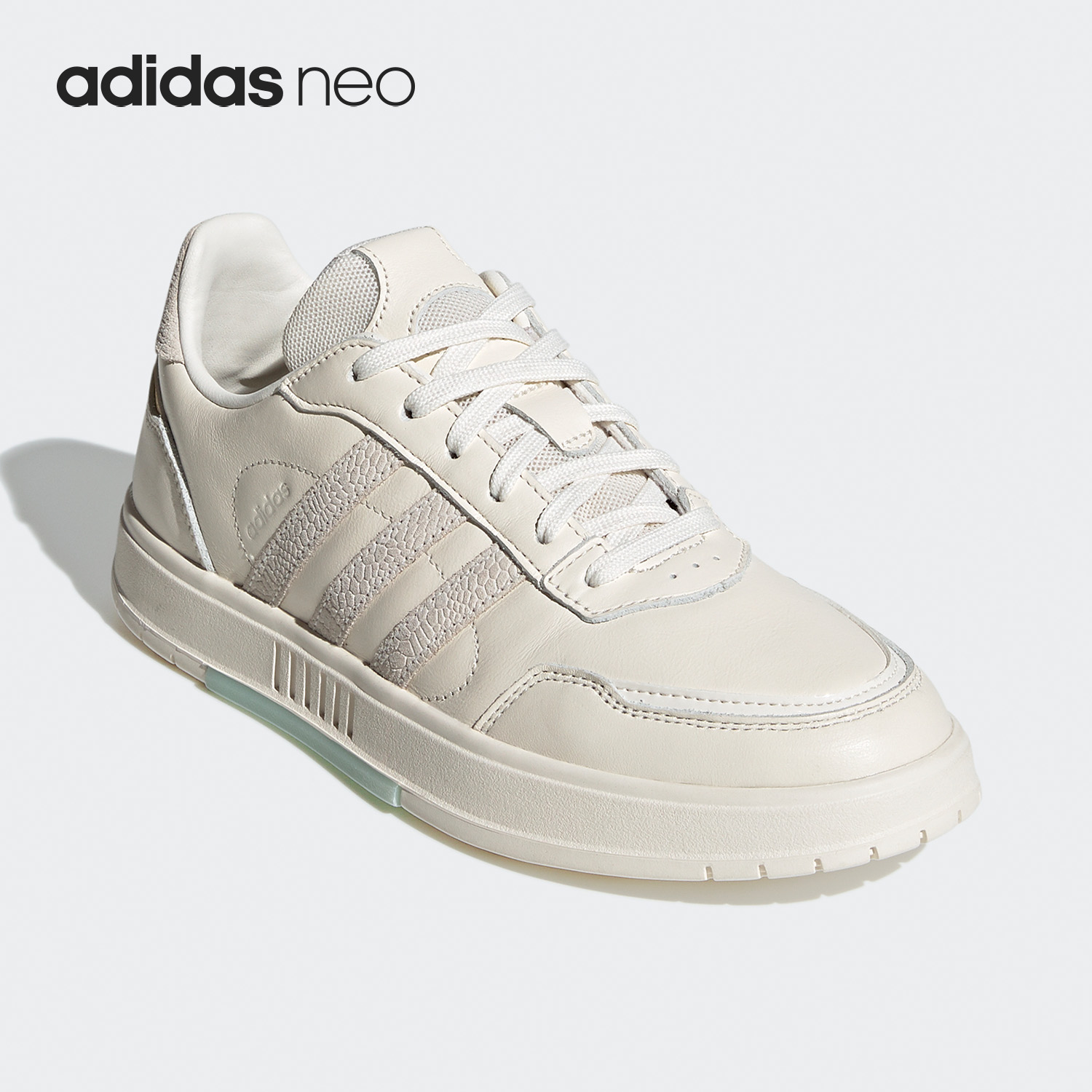 Adidas/阿迪达斯官方正品 neo 男女复古低帮运动休闲板鞋 FW2900 - 图0