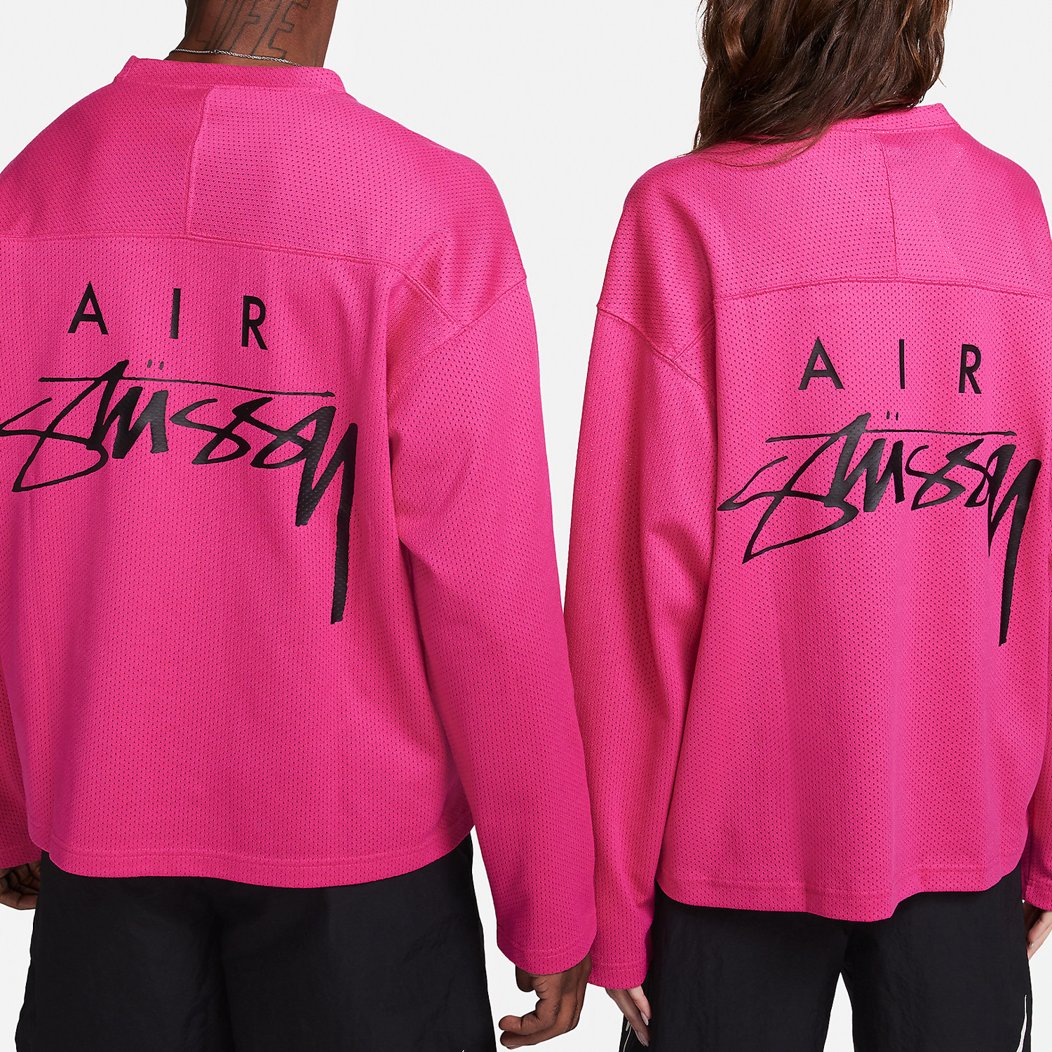 Nike/耐克官方正品Stüssy男女同款时尚休闲长袖上衣FJ9165-615 - 图0