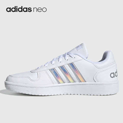 Adidas/阿迪达斯正品 neo HOOPS 2.0 女子休闲舒适运动板鞋FW3535 - 图0
