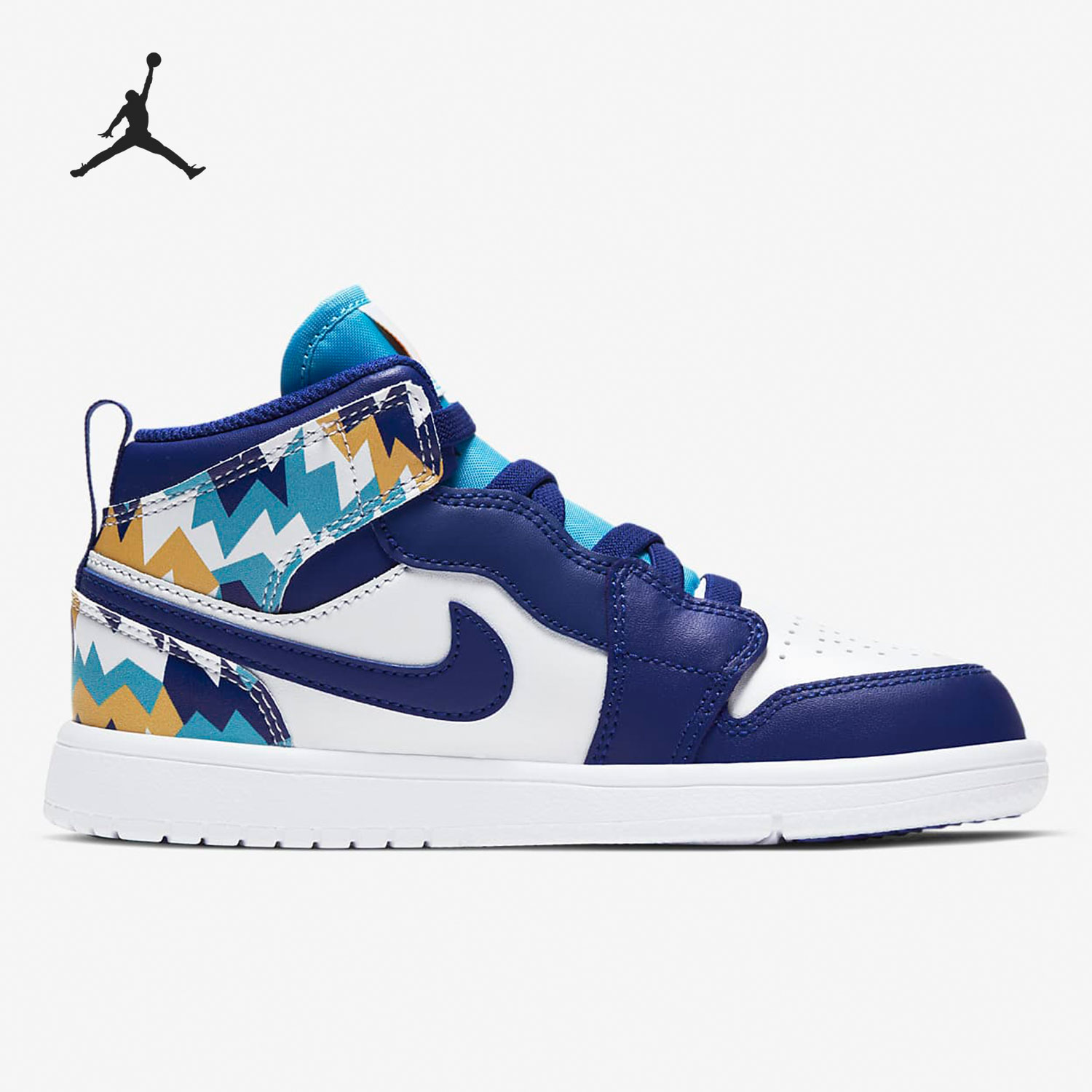 Nike/耐克官方正品 AIR JORDAN 1儿童舒适运动休闲鞋 AT4612-105-图1