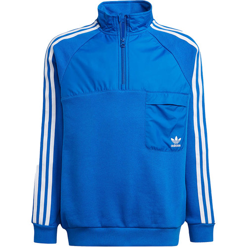 Adidas/阿迪达斯正品三叶草大童运动宽松休闲拼接卫衣IX9999 - 图3