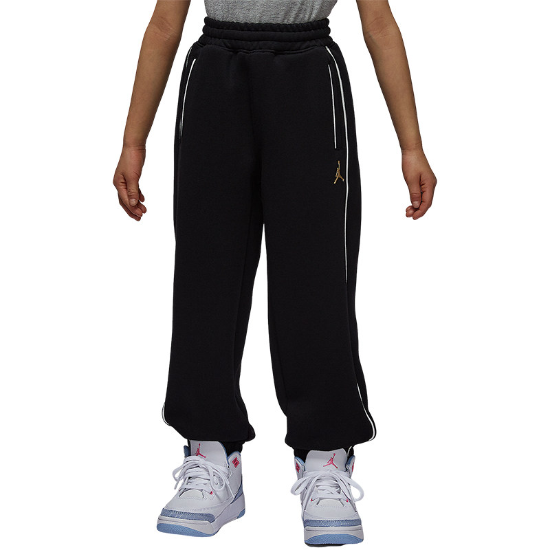 Nike/耐克官方正品JORDAN小童针织运动束脚刺绣长裤IR8334-010,淘宝优惠券,粉丝福利购,淘宝优惠卷