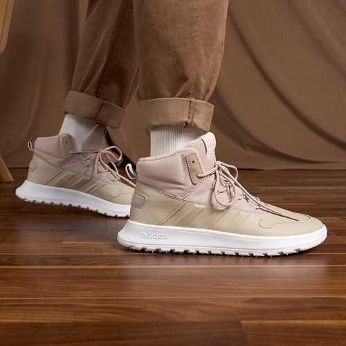 Adidas/阿迪达斯官方正品FUSION STORM男女加绒运动休闲鞋IF1625 - 图0