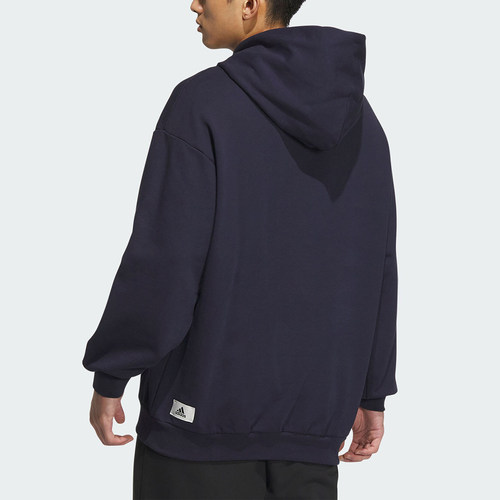 Adidas/阿迪达斯正品秋季新款男子连帽套头运动卫衣IZ1604 - 图1