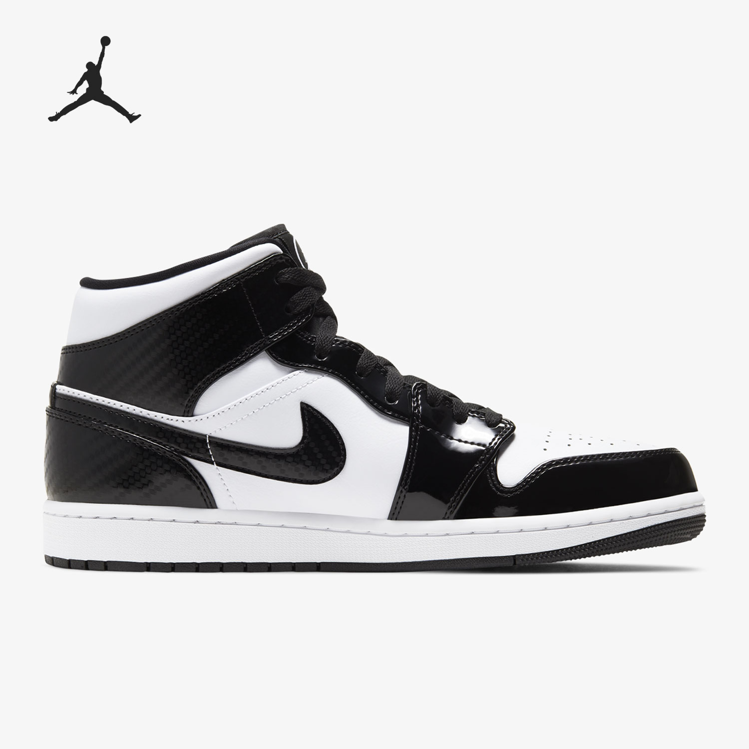 Nike/耐克正品 Air Jordan 1 Mid 男女运动实战篮球鞋 DD1649 - 图1