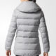 Adidas/阿迪达斯官方正品女子中长款休闲保暖运动羽绒服 BQ8785