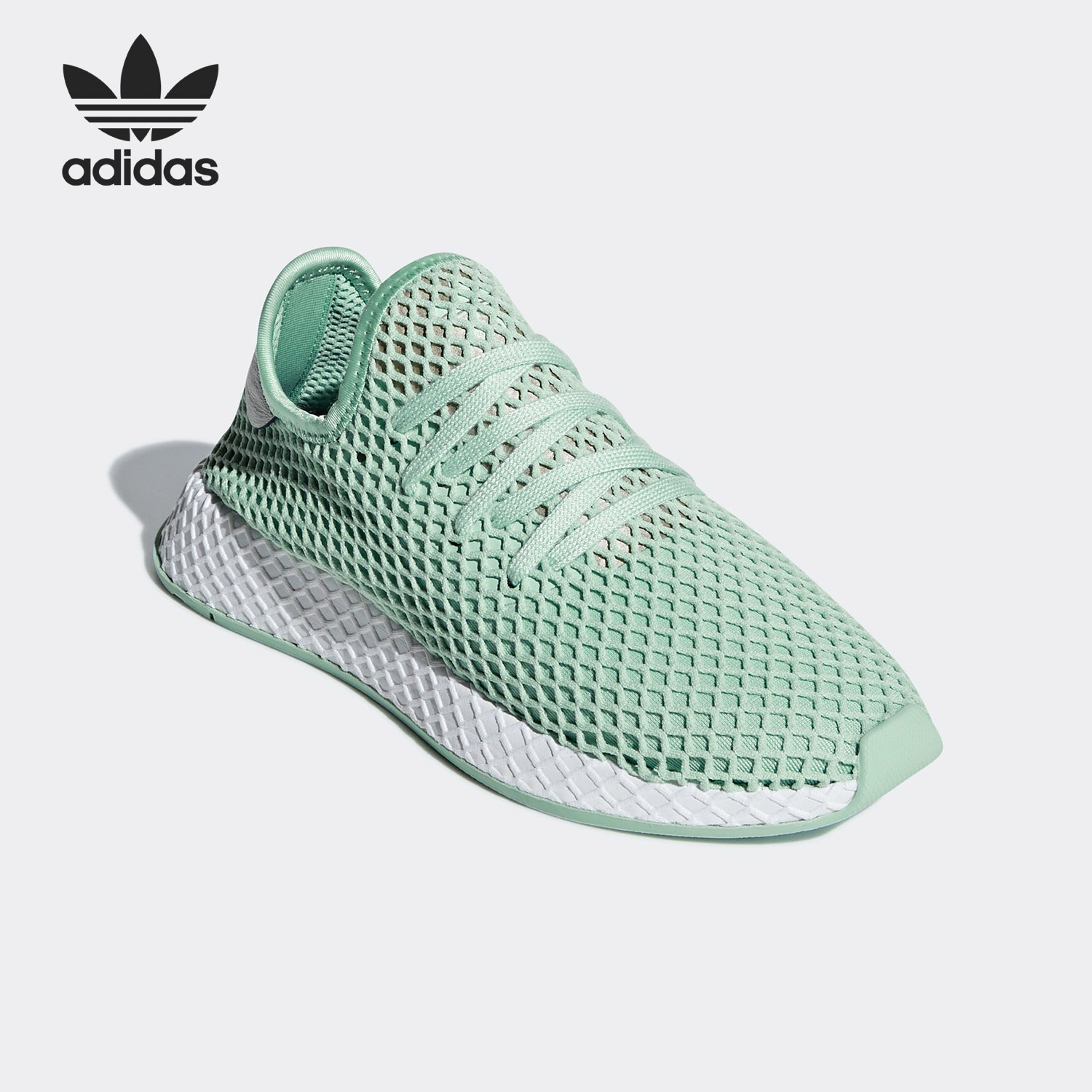 Adidas/阿迪达斯正品三叶草 DEERUPT W女子经典运动休闲鞋B37680-图2