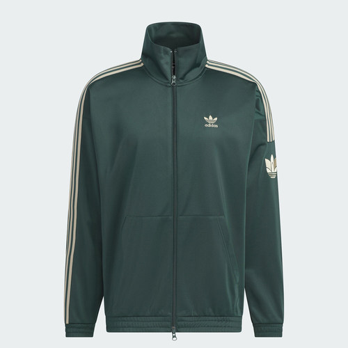 Adidas/阿迪达斯官方正品三叶草男女经典复古休闲立领外套JL8400 - 图2