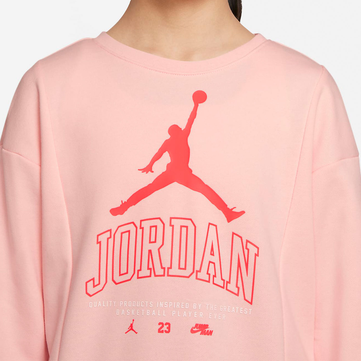 Nike/耐克官方正品Jordan运动休闲大童圆领套头卫衣 DR8361-610-图2