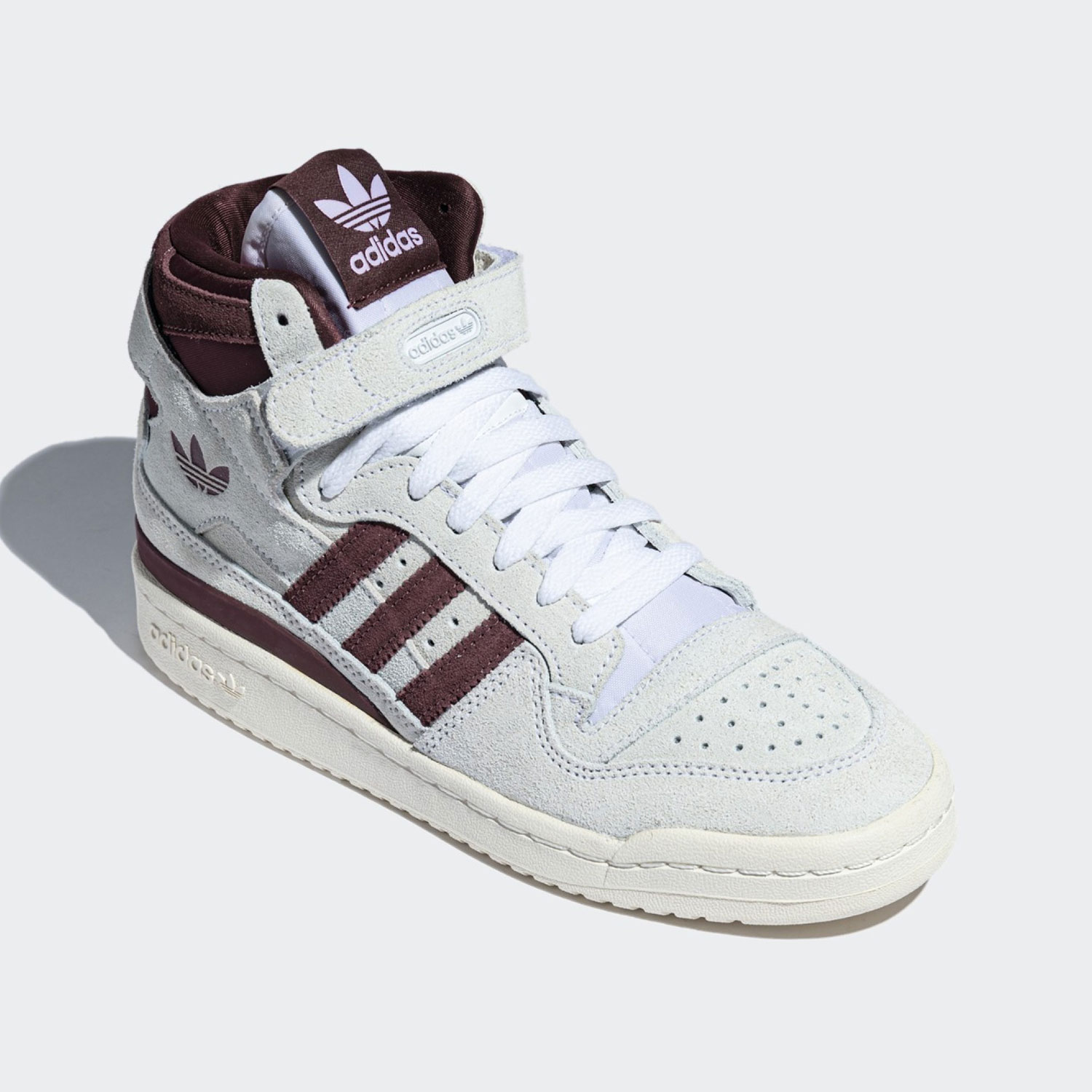 Adidas/阿迪达斯正品三叶草FORUM 84 HI女子休闲板鞋GY0825 - 图0