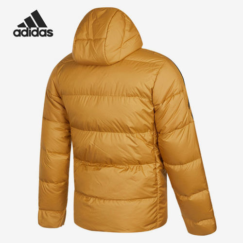 Adidas/阿迪达斯正品男子冬季连帽保暖户外运动羽绒服 HD9743 - 图0
