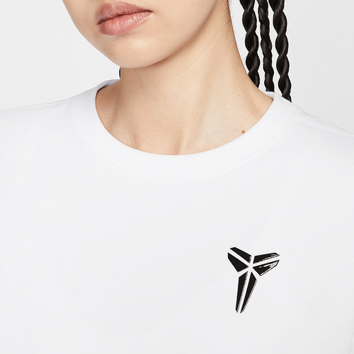 Nike/耐克正品Kobe Dri-FIT女士透气简约休闲短款短袖IM0368-100 - 图1