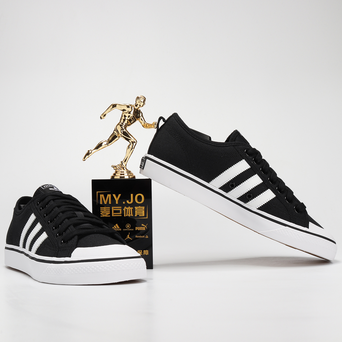 Adidas/阿迪达斯正品三叶草NIZZA男女轻便低帮休闲鞋板鞋 CQ2332-图2