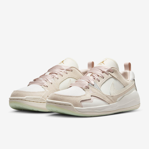 Nike/耐克正品JORDAN女士经典耐磨系带透气低帮运动鞋IH7325-101 - 图0
