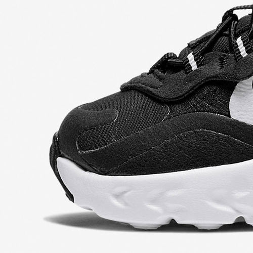 Nike/耐克官方正品Air Max 270 React 小童气垫运动鞋 CD2654-009 - 图0