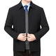 Spring and Autumn Middle-aged and Elderly Men's Daddy Jacket Loose Lapel Business Middle-aged Top Elderly Grandpa Jacket
