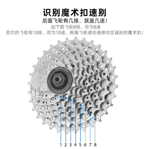 TOOPRE山地自行车链条快拆魔术扣7/8/9/10/11/12S变速链条扣接头 - 图2