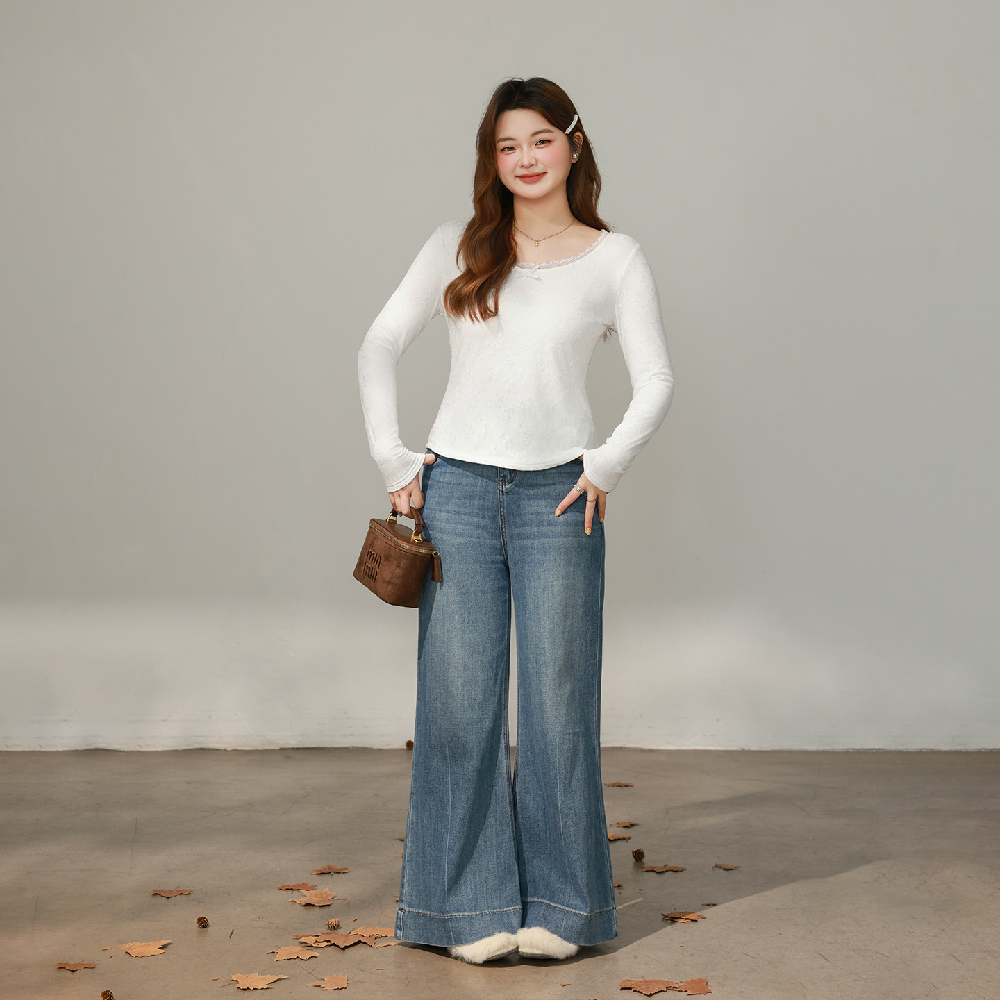 DM100大码百分百女装微胖mm芭蕾风针织衫弹力网纱蕾丝修身收腰T恤,淘宝优惠券,粉丝福利购,淘宝优惠卷