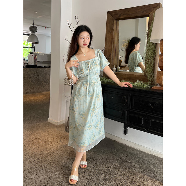 DM100 large size women's new slim dress