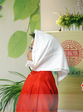 快板张品牌相声白手绢包头大尺寸