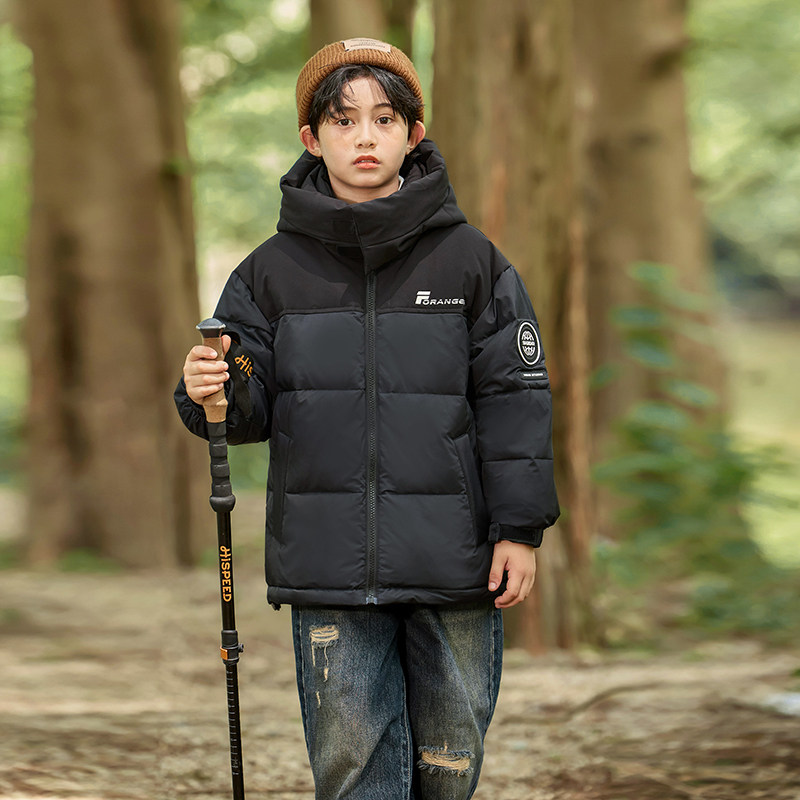 儿童羽绒服男女童中长款2025新款中大童韩版加厚户外冬季童装外套,淘宝优惠券,粉丝福利购,淘宝优惠卷