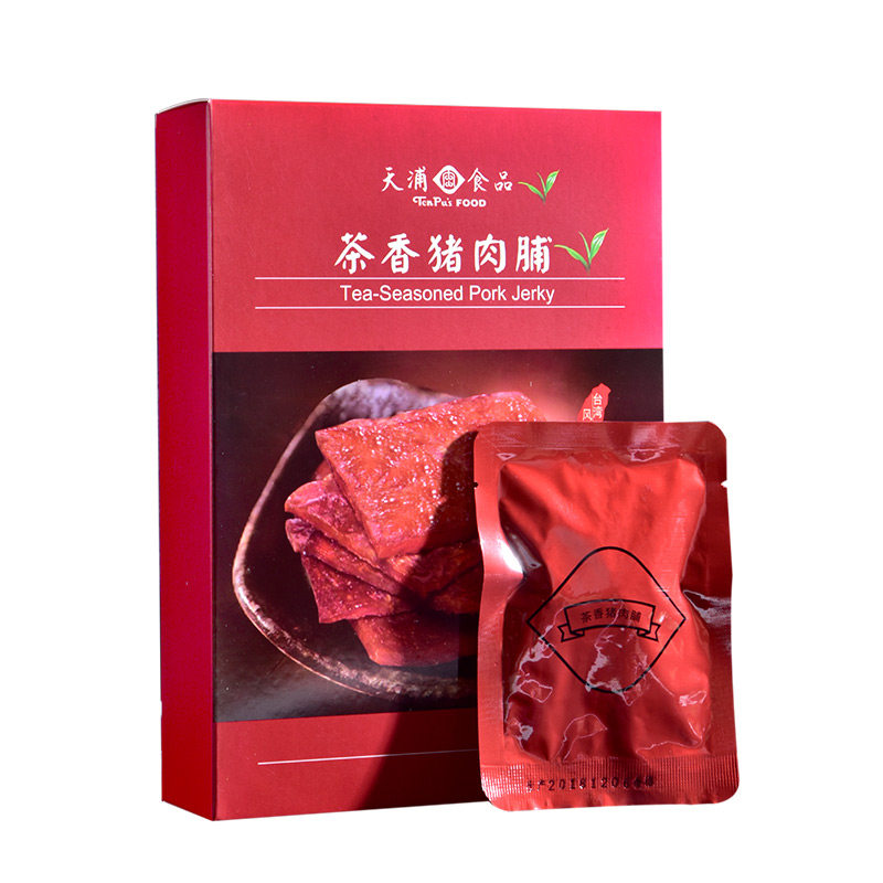 天福茗茶75g茶香猪肉脯 天钰食品猪肉类